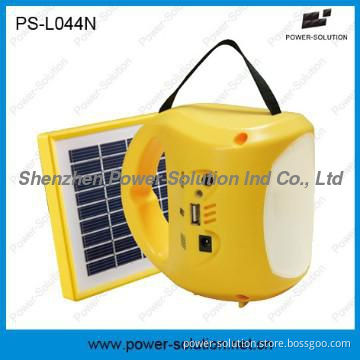 solar rechargeable lantern with 2.6A Lithium Battery